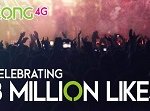 Zong growing on Facebook, reaches 3 Million Likes.