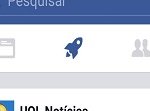 Facebook Users will see Rocket Icon