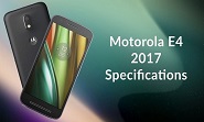 Moto E4 Specs disclosed through P3DN