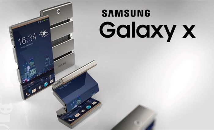 samsung galaxy x foldable smartphone